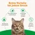 Echte Vorteile bei jedem Druck: Darmgesundheit unterstützen, Immungesundheit erhalten, Verdauung unterstützen, Füttern Sie gute Bakterien. Katze im Vordergrund.