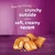 Biscuit pieces with a crunchy exterior and a soft, creamy centre.