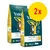 Lot de 2 sacs YARRAH Adult Dog, visible : with chicken, peas, MSC herring & baobab, 25 % protein, 13 % fat. Labels bio et MSC affichés sur l'emballage.