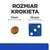 Rozmiar krokieta: średnica 7 mm, porównanie z kostką do gry o boku 16 mm. Widoczne napisy: 'ROZMIAR KROKIETA', '7 mm', '16 mm'.