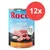 Rocco Junior Nassfutter, Geflügel, Hühnerherzen & Reis, 400g, 12x. Optimal Calcium-Phosphor-Verhältnis für Welpen.