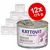 12 latas de 175 g de Kattovit Feline Diet Sensitive mit Truthahn, Hypoallergene Schonkost. Embalagem visível com texto e imagem de gato. 12 latas de 175 g de Kattovit Feline Diet Sensitive mit Truthahn, Hypoallergene Schonkost. Embalagem visível com texto e imagem de gato.