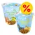 To bægre Fruitees hundegodbidder: frisches Geflügel & Apfel, frisches Geflügel & Banane. Stor gul procenttegn indikerer tilbud.
