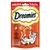 Dreamies Mega Pack med god kyckling, krispig utsida och krämig insida. Innehåller vitaminer och mineraler, endast 2 kcal per bit. Förpackningsstorlek: 180 g.