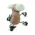 Pet Brands Starry Nights Plush Moose with Rope Legs - 1 Toy