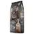 Bag labelled Adult Complete 32/16, rich in poultry, with 85% animal protein and 15% plant protein, 15kg. Visible ingredient information and feeding details on side of packaging.