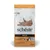 Schesir Adult kattenvoer, 10 kg zak. Tekst: Rich in chicken, only 1 animal protein, Italian product. Afbeelding van een oranje kat op de verpakking.