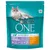 Purina ONE Bifensis Coat & Hairball torrfoder för katt, 800 g. Text: Rich an Huhn und Vollkorn-Getreide, Coat & Hairball, Dual Defense. Bild på långhårig katt på förpackningen.