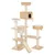 Gingerbread House Cat Tree with Ladder - Beige