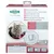 Packaging for microchip cat flap showing selective access feature, multilingual product names, image of a cat, and icons for up to 8kg weight, microchip use, and three-year guarantee.