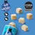 Cosma Pure Love Snackies. Gefriergetrocknete Snacks mit Huhn und Kaninchen. Hello Winter Design auf Verpackung.