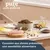 pure sensitive. Convient aux chiens présentant une sensibilité alimentaire. Ingrédients visibles : filet de viande crue, huile, riz, endive, croquettes, graines, morceaux bruns.