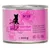 Conservă catz finefood N°19, 200 g. Text vizibil: Lamm und Pferd, Lamb and Horse, Agneau et Cheval, Agnello e Cavallo. Simboluri pentru ingrediente excluse.