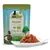 catz finefood Bio Ente N°505 macskaeledel tasakban, előtte tálban nedves eledel. Feliratok: Made in Germany, BIO, 94 % hús, gabonamentes, állatkísérlet-mentes.