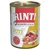 Rinti Kennerfleisch med kalkun, kornfri. Rinti siden 1983 Original. Billede af kødstykker og ingredienser.