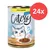 Catessy Chunks in Jelly mit Huhn, 400 g Dose, ohne Zuckerzusatz. Packung enthält 24 Dosen.