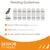 Feeding guide for senior pets 7+ years: daily amounts from 295g to 775g by weight, 78% animal protein, wheat free, no fillers, artificial colours, flavours or GMOs.