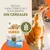 Pienso para gatos IAMS Grain Free con pescado, 2,5 kg. Texto visible: receta 100% completa y equilibrada, sin cereales. Imagen de un gato naranja y símbolo de grano tachado.