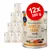 Sanabelle Gans & Huhn + Karotte vådfoder til katte, 12 x 380 g. Tekst: no added grain, 100% exquisite Zutaten, with goose & chicken + carrot, Olivenöl. Billede af dåser og ingredienser. Sanabelle Gans & Huhn + Karotte vådfoder til katte, 12 x 380 g. Tekst: no added grain, 100% exquisite Zutaten, with goose & chicken + carrot, Olivenöl. Billede af dåser og ingredienser.