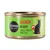 Boîte Cosma Pure Love, texte visible : Salmon in jelly, single protein pure fish, silhouette de chat noire sur fond vert.