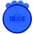 Blue round lid with the word TRIXIE in the centre and a paw-shaped tab at the top.