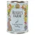 Rosie's Farm Comforting Dinner Turkey Senior, getreidefreie Rezeptur. Illustration mit Hund, Truthahn und Blumenmotiv.
