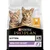 Opakowanie karmy Purina Pro Plan Kitten Healthy Start, widoczny napis: NO1 składnik kurczak, grafika dwóch kociąt, symbol kota i serca, oznaczenie wiekowe <1. Opakowanie karmy Purina Pro Plan Kitten Healthy Start, widoczny napis: NO1 składnik kurczak, grafika dwóch kociąt, symbol kota i serca, oznaczenie wiekowe <1.