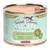 Blik Terra Canis hondenvoer, getreidefrei, rund mit zucchini, kürbis & oregano, 100% natur, laktosefrei. Tekst deels in het Duits zichtbaar op het etiket.