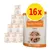 16x Nature's Variety Original Chicken, 300 g portionspåsar. Text: NO GRAIN. Bild på förpackningens framsida med synligt innehåll. 16x Nature's Variety Original Chicken, 300 g portionspåsar. Text: NO GRAIN. Bild på förpackningens framsida med synligt innehåll.