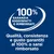 100% garanzia soddisfatti o rimborsati. Qualità, consistenza e gusto garantiti al 100% o sarai rimborsato.
