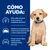 CÓMO AYUDA: Mejora visible de la piel en 21 días en perros con sensibilidades alimentarias. Reduce el rascado nocturno y mejora el sueño. Protege la barrera cutánea todo el año.