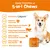 Zesty Benefits of 5-in-1 Chews: powered by Calsporin, supports immunity, gut health, muscles, brain function, skin health. Bonus: with real turkey.