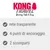 KONG Travel, Journey Safe & Easy. rete trasparente, 4 punti di ancoraggio, 2 scomparti.