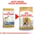 Porovnání starého a nového obalu krmiva Royal Canin Adult Boxer. Nápis: Nový vzhled, stejná receptura.