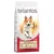 Confezione di crocchette per cani briantos, 14 kg, visibile la scritta 'ADULT rich in CHICKEN & RICE', icone con 'SHINY COAT', 'HIGH TOLERANCE', 'MADE IN GERMANY'.