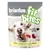 Briantos fit bites, Purely good. Duck with beetroot and oat flakes, 150 g. Na obale pes s maškrtou v tvare srdca, obrázky cvikly a ovsených vločiek.