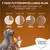 7-Tage Futterumstellungs-Plan für Concept for Life: Tag 1-2 25%, Tag 3-4 50%, Tag 5-6 75%, Tag 7+ 100%. Hund und Katze abgebildet. Logo: Concept for Life, Caring Every Day.
