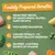 Freshly prepared benefits: grain free recipe with no added wheat, gluten, dairy or soya; added salmon oil; chicory extract for healthy digestion; seaweed as a natural vitamin source.