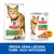 Hill's Science Plan Senior Vitality Mature Adult 7+ torrfoder med kyckling och ris samt våtfoder med lax. Text: Prova våra läckra torr- och våtfoder.