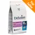 Exclusion Monoprotein Veterinary Diet Formula Hypoallergenic, pesce e patate, per cani taglia media e grande >10 kg. Testo visibile: Made in Italy, Top Seller.