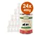 Lukullus Vitality Adult, confezione da 24 lattine da 400 g. Testo visibile: Supports your dog's mobility, Beef with Broccoli, Potatoes and Papaya, Grain-Free, 400 g.