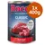 Rocco Classic Pure beef, 1x400g, 100% fresh ingredients & grain-free, widoczne kawałki mięsa wołowego na etykiecie puszki. Tekst: Rind pur, Bœuf pur.