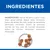 Ingredientes: harina de pollo y pavo, maíz, trigo, grasa animal, digest, arroz cervecero, harina de gluten de maíz, pulpa de remolacha desecada, minerales, aceite de pescado, semilla de lino, piel de tomate desecada, pulpa de cítricos desecada, espinacas desecadas.