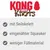 KONG Wild Knots. Mit Seilskelett, eingenähter Squeaker und weniger Füllmaterial.