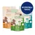Mjamjam Leckeres Rind, Saftiges Huhn, Feine Pute – opakowania karmy dla kotów. Widoczne napisy: 'WYPRÓBUJ TERAZ', 'Beste Qualität aus Deutschland', 'Purer Fleischgenuss', 'Ganz ohne Getreide'. Mjamjam Leckeres Rind, Saftiges Huhn, Feine Pute – opakowania karmy dla kotów. Widoczne napisy: 'WYPRÓBUJ TERAZ', 'Beste Qualität aus Deutschland', 'Purer Fleischgenuss', 'Ganz ohne Getreide'.