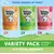 Barking Heads variety pack with 2 Bowl Lickin' Chicken, 2 Chop Lickin' Lamb, and 2 Beef Waggington pouches, each 300g. Made with natural ingredients plus added vitamins and minerals.