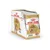 ROYAL CANIN ADULT Poodle wet food 85g pouches, visible text: Coat Health. Box with multiple sachets, image of a poodle and food on packaging.