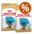 Dos sacos de pienso Royal Canin Puppy German Shepherd con imagen de cachorro y texto promocional de porcentaje en círculo naranja. Dos sacos de pienso Royal Canin Puppy German Shepherd con imagen de cachorro y texto promocional de porcentaje en círculo naranja.