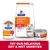 Hill's Prescription Diet Urinary Care c/d multicare stress dry and wet food varieties shown with packaging and text: Try our delicious dry & wet varieties.