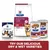 Hill's Prescription Diet Digestive Care dry food, wet food cans, and Hypoallergenic Treats shown with text: Try our delicious dry & wet varieties.